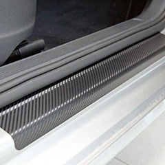 4pcs Car Door Sill Carbon Fiber Stickers - Protect Your Vehicle!