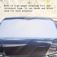 Car Sunshade Front Windshield Snow Block Frost Sun Block Heat Insulation