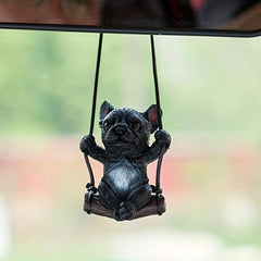 Car Pendant Net Red Swing Fighting Puppy Car Hanging