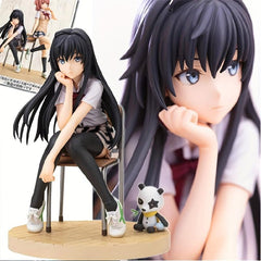 Japanese Anime Girl Statue PVC Cartoon Character in Stockings