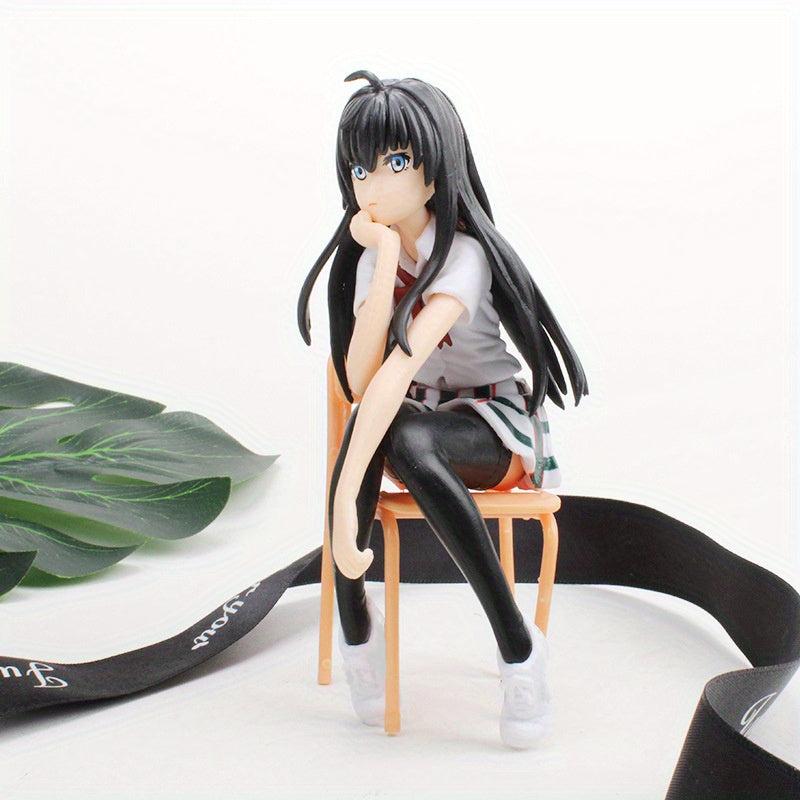 Japanese Anime Girl Statue PVC Cartoon Character in Stockings