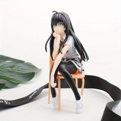 Japanese Anime Girl Statue PVC Cartoon Character in Stockings