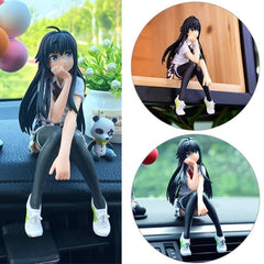 Japanese Anime Girl Statue PVC Cartoon Character in Stockings