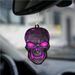 Skull Shaped Car Pendant Halloween Interior Decor