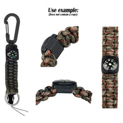 3Pcs Mini Car Wristband Compass Waterproof Camping Tool