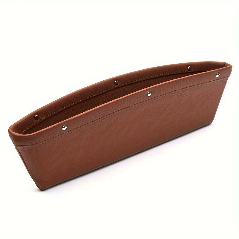 Car Seat Gap Storage Box PU Leather Organizer