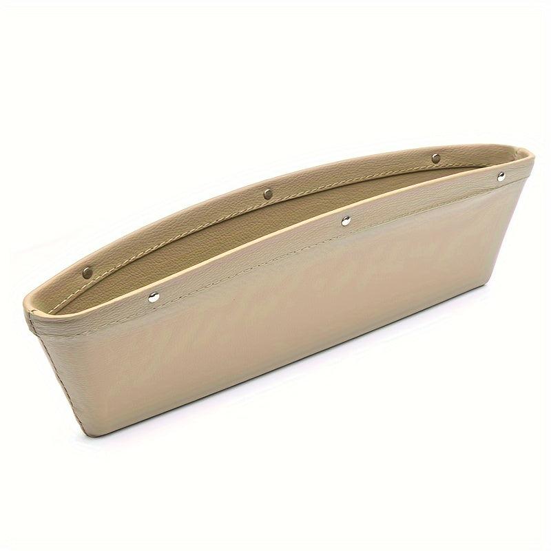Car Seat Gap Storage Box PU Leather Organizer