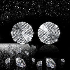 ZukMi 2pcs Bling Car Cup Holder Coaster Anti Slip Universal Vehicle Coasters