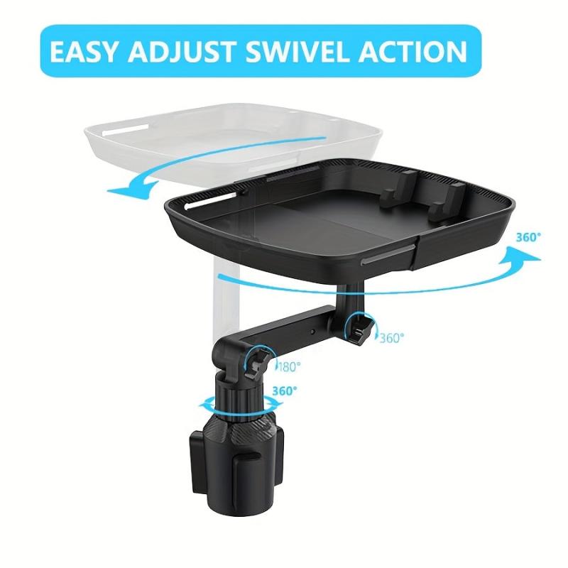Upgrade Your Car Rides with Swivel Tray Table & Phone Slot