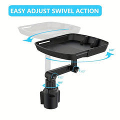 Upgrade Your Car Rides with Swivel Tray Table & Phone Slot