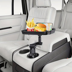 Upgrade Your Car Rides with Swivel Tray Table & Phone Slot