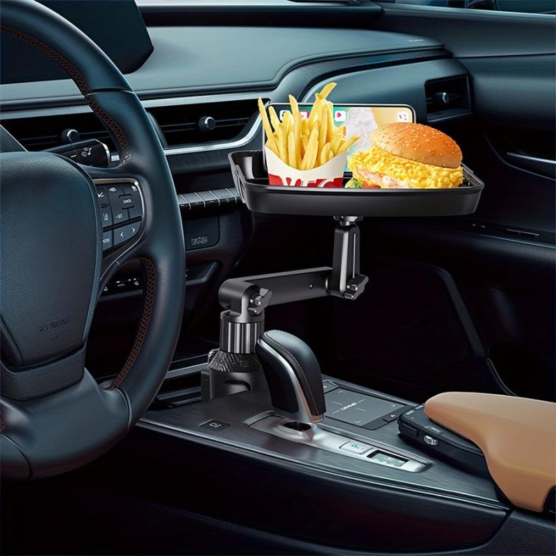 Upgrade Your Car Rides with Swivel Tray Table & Phone Slot