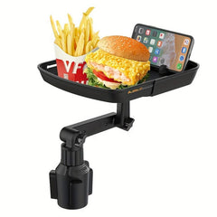 Upgrade Your Car Rides with Swivel Tray Table & Phone Slot