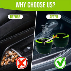 Glow In The Dark Car Ashtray Self Extinguishing Cup