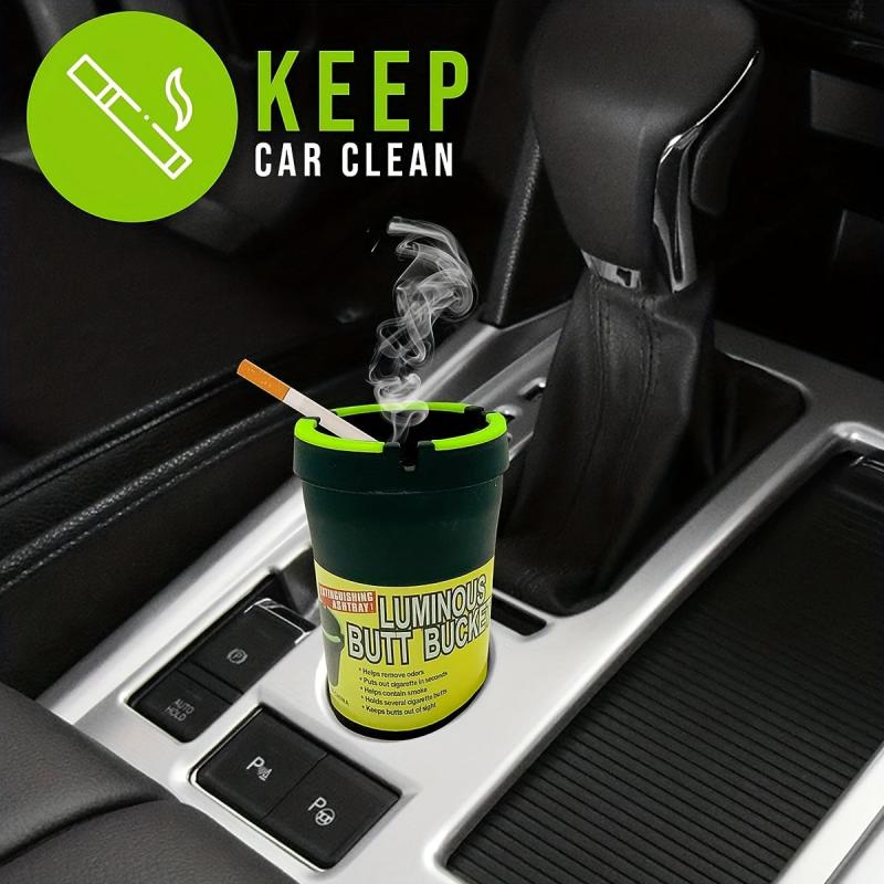 Glow In The Dark Car Ashtray Self Extinguishing Cup