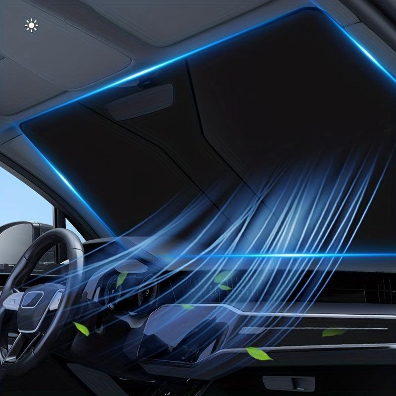 Double Layer Windshield Sun Shade for Car Protection