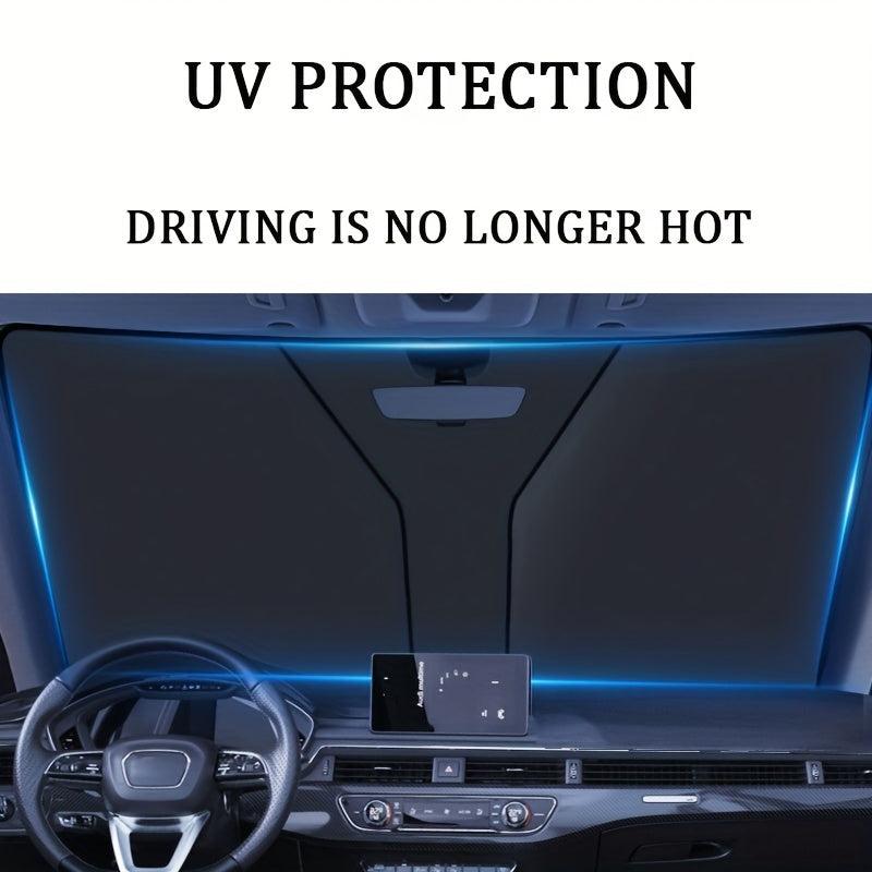 Double Layer Windshield Sun Shade for Car Protection