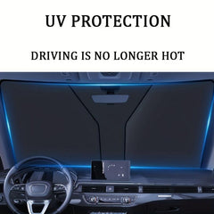 Double Layer Windshield Sun Shade for Car Protection