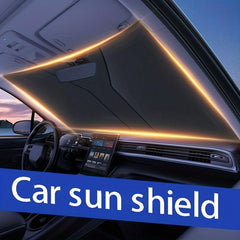 Double Layer Windshield Sun Shade for Car Protection
