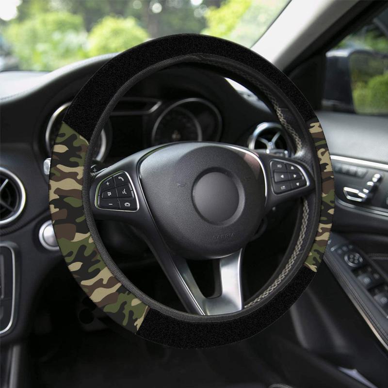 Leopard Series Steering Wheel Cover Universal 15 Inch Car Accessories Protector