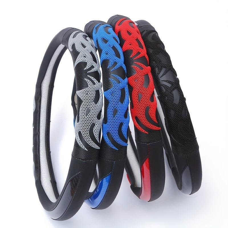 Car Steering Wheel Cover Universal Leather Film Sports Four Seasons