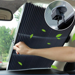 Car Retractable Windshield Sunshade UV Blocking