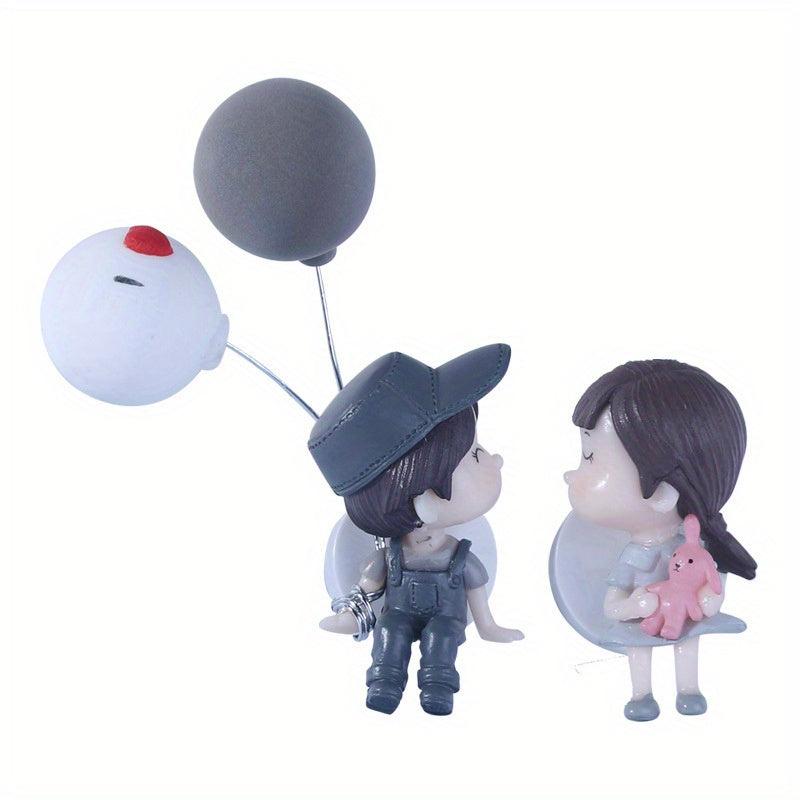 Cartoon Couple Car Air Vent Decoration Aromatherapy Ornament