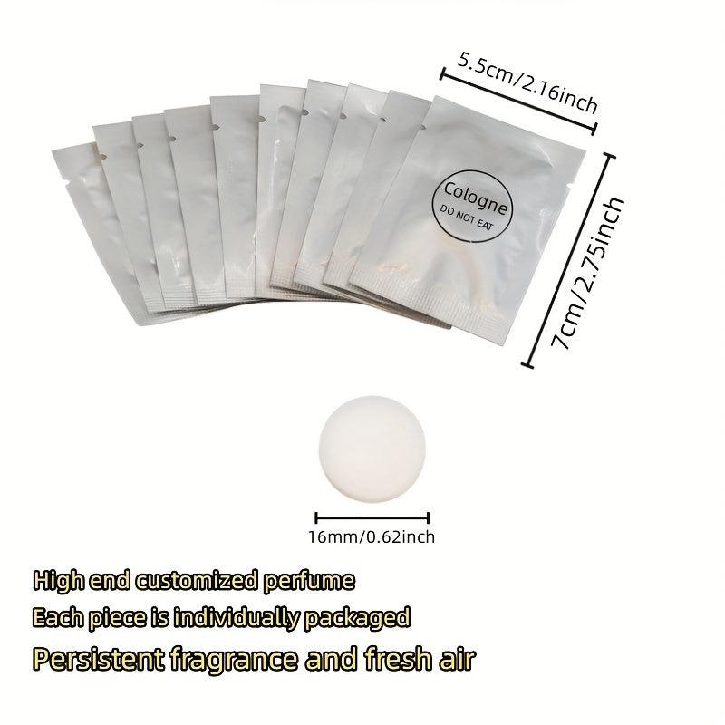 4pcs Car Fragrance Tablets Car Air Freshener Replacement Solid Perfume