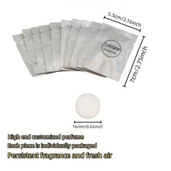 4pcs Car Fragrance Tablets Car Air Freshener Replacement Solid Perfume
