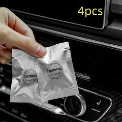4pcs Car Fragrance Tablets Car Air Freshener Replacement Solid Perfume