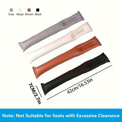 1pc Car Seat Interval Filler Soft Padding Faux Leather Leak Pads for Car Styling
