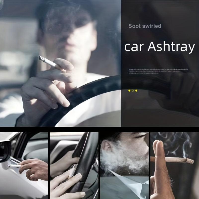 Car Portable Ash Bag, Ashtray Pouch for Outdoor Traveling