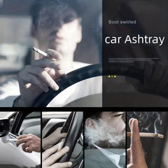 Car Portable Ash Bag, Ashtray Pouch for Outdoor Traveling