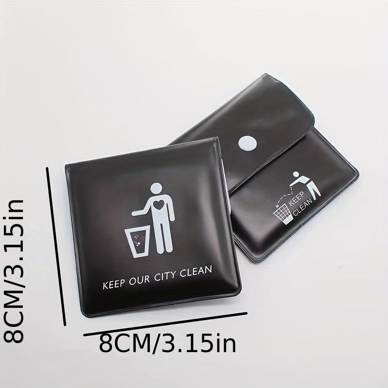 Car Portable Ash Bag, Ashtray Pouch for Outdoor Traveling