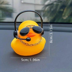 Car Cartoon Yellow Duck Ornament Decoration for Men and Women