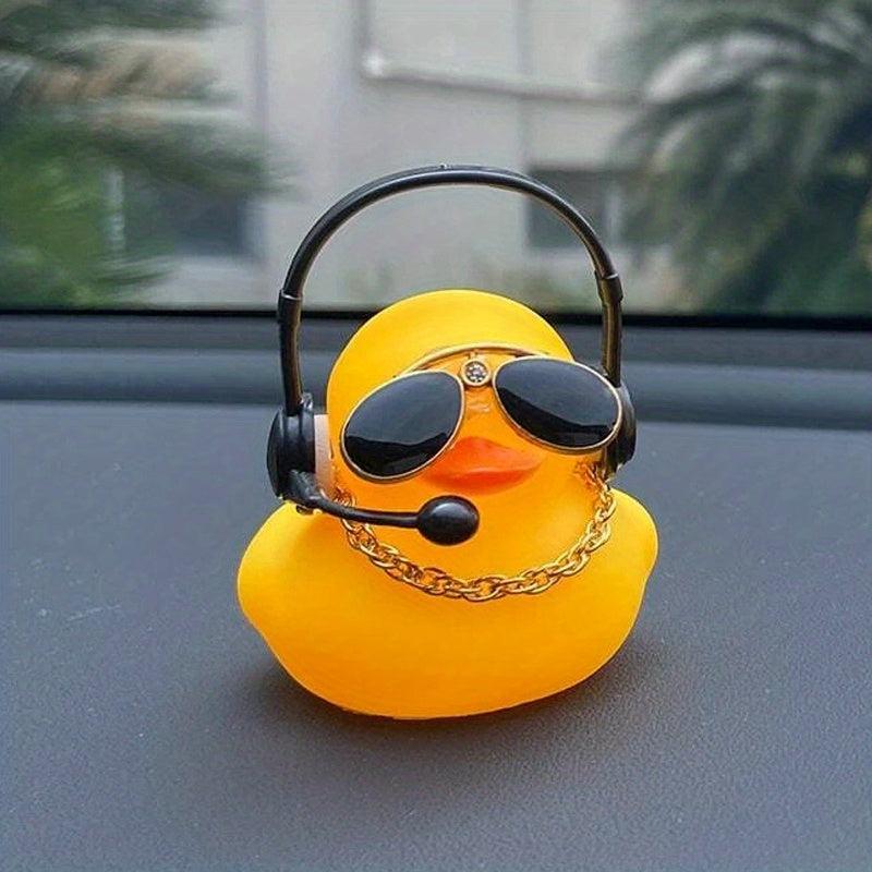 Car Cartoon Yellow Duck Ornament Decoration for Men and Women