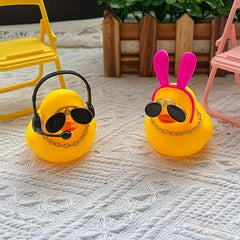 Car Cartoon Yellow Duck Ornament Decoration for Men and Women