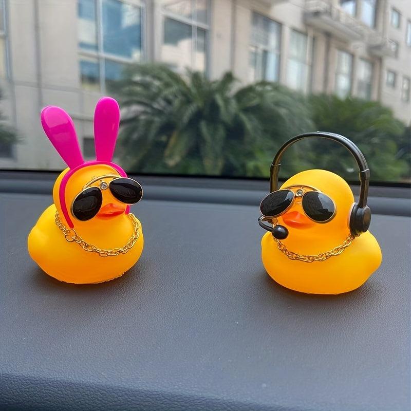 Car Cartoon Yellow Duck Ornament Decoration for Men and Women