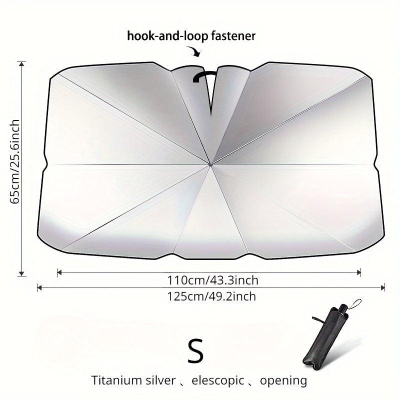 Telescopic Front Window Sunshade for Car - Keep Your Car Cool & Protected