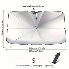 Telescopic Front Window Sunshade for Car - Keep Your Car Cool & Protected