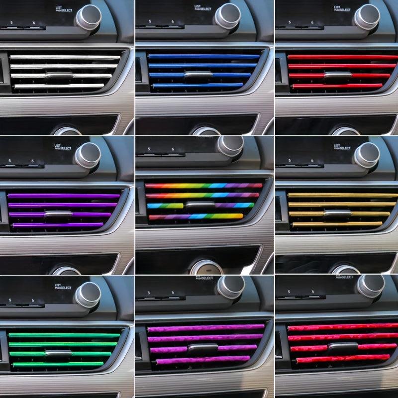 20pcs Car Waterproof Bendable Air Vent Strips