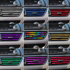 20pcs Car Waterproof Bendable Air Vent Strips