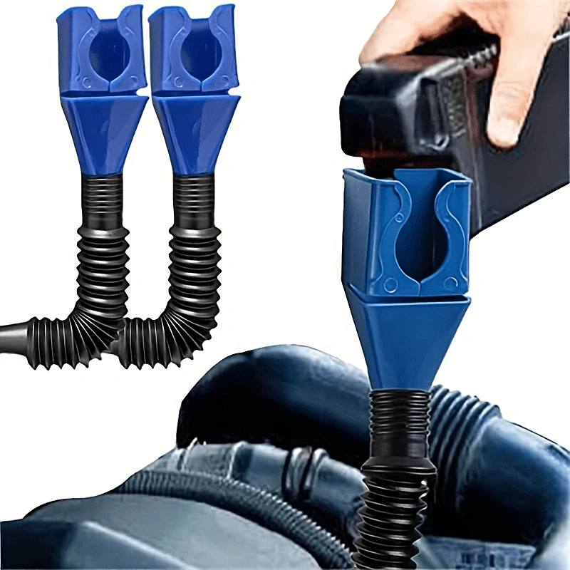 3pcs Flexible Draining Tool Universal Plastic Clasp Funnel