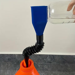 3pcs Flexible Draining Tool Universal Plastic Clasp Funnel