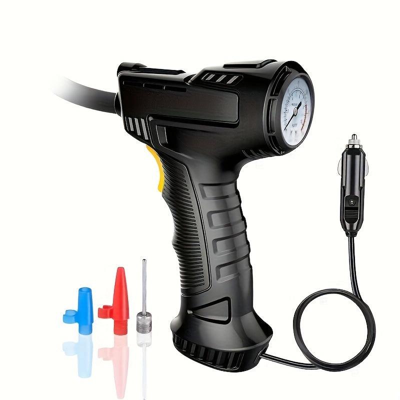 120W Portable Air Compressor Pump Digital Tire Inflator For Cars Bicycles