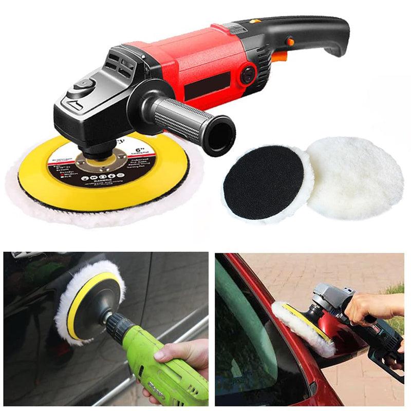 5 Pcs 75 180mm Wool Polishing Disc Buffing Pads For Car Auto Care Polisher