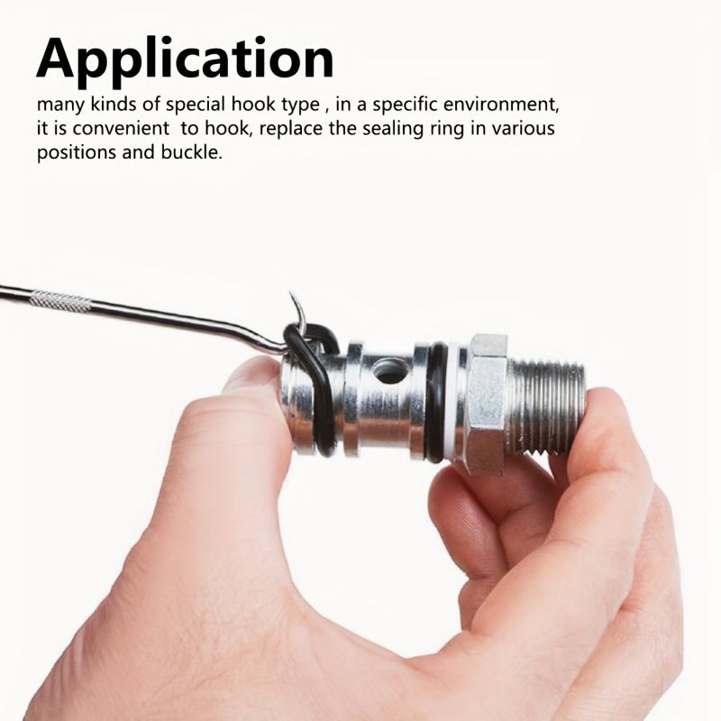 4pc Car Pick & Hook Set Seal Gasket Remover Precision Hook Screwdriver Set