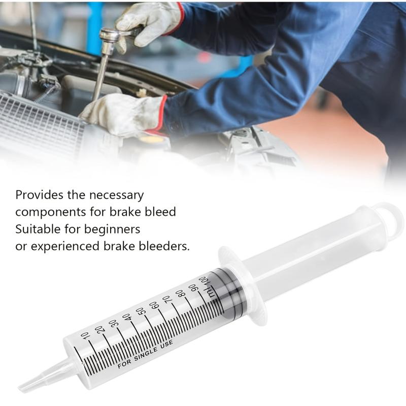 100ML Motorcycle Brake Bleed Kit - Professional Hydraulic Disc Bleeder Tool