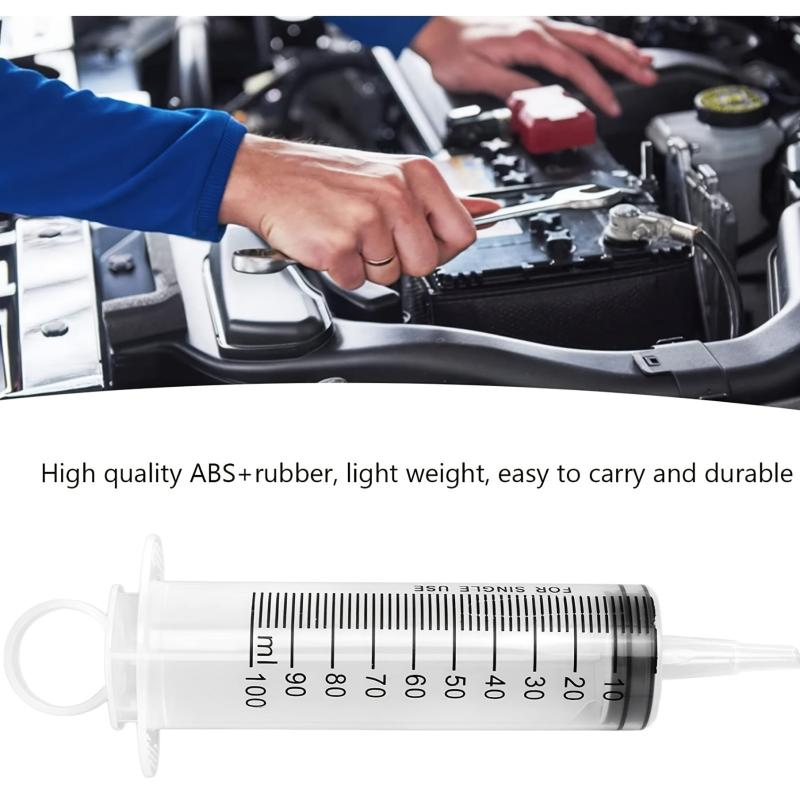 100ML Motorcycle Brake Bleed Kit - Professional Hydraulic Disc Bleeder Tool