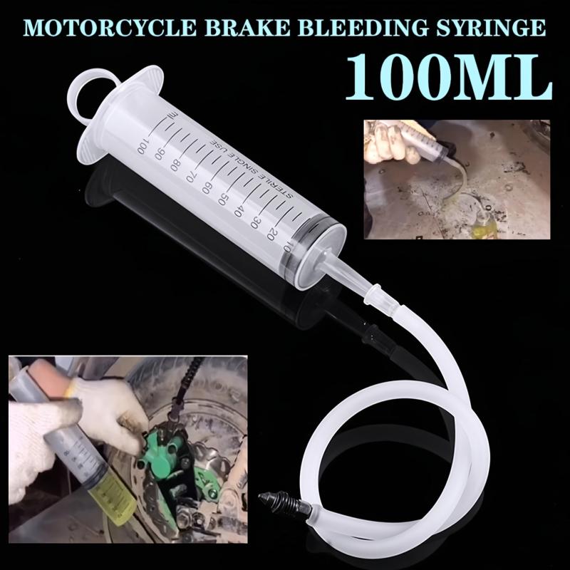 100ML Motorcycle Brake Bleed Kit - Professional Hydraulic Disc Bleeder Tool